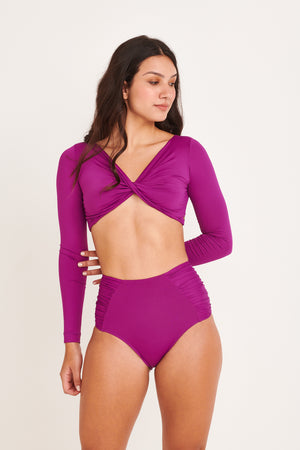 Hotpants Drappy Purple